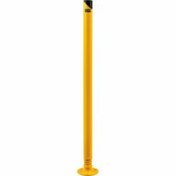 Global Industrial™ Spring Loaded Bollard, 42” H x 2-1/2” Diameter, Powder Coated Yellow