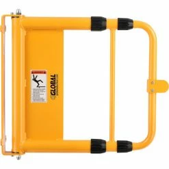 Global Industrial™ Universal Spring-Loaded Safety Swing Gate, 24” - 40” W Opening, Yellow