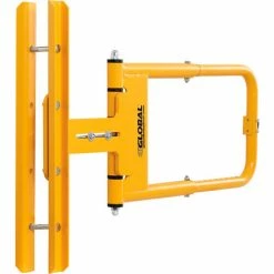 Global Industrial Adjustable Safety Swing Gate, 16"-26"W Opening, Yellow