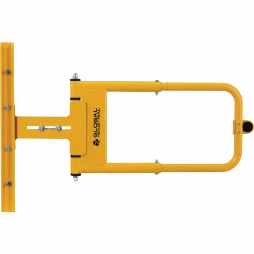 Global Industrial Adjustable Safety Swing Gate, 16"-26"W Opening, Yellow - Image 3