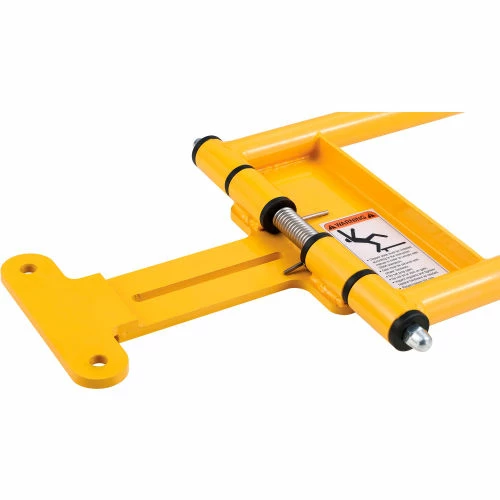 Global Industrial Adjustable Safety Swing Gate, 16"-26"W Opening, Yellow - Image 6