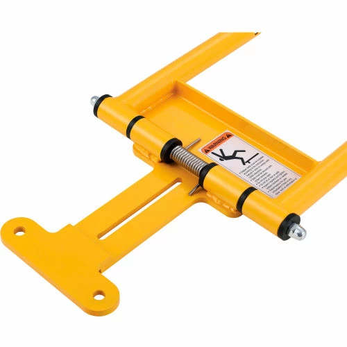 Global Industrial Adjustable Safety Swing Gate, 16"-26"W Opening, Yellow - Image 7