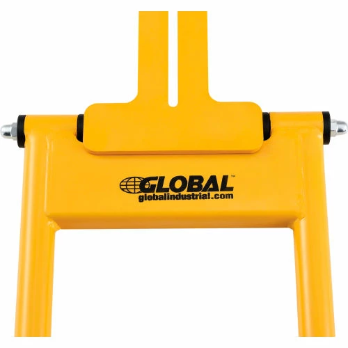Global Industrial Adjustable Safety Swing Gate, 16"-26"W Opening, Yellow - Image 9