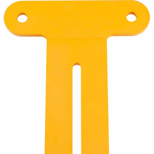 Global Industrial Adjustable Safety Swing Gate, 16"-26"W Opening, Yellow - Image 14
