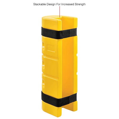 Global Industrial™ Rack Protector, 3" x 3" Opening, 18"H, Yellow - Image 9
