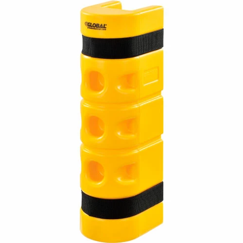 Global Industrial™ Rack Protector, 3" x 3" Opening, 18"H, Yellow - Image 2