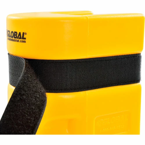 Global Industrial™ Rack Protector, 3" x 3" Opening, 18"H, Yellow - Image 5