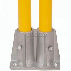 Global Industrial™ Double Socket Base For Pedestrian Barrier