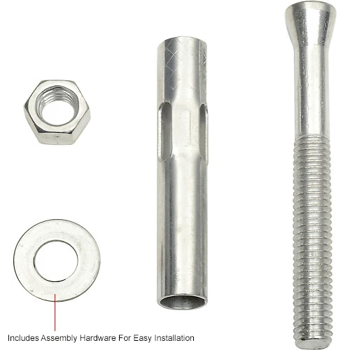 Global Industrial 1/2" x 3" Sleeve Anchor, Set Of 4 - Image 4