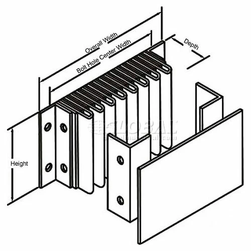 Durable Corporation Durable Dura-Soft Dock Bumper B5524-11-DS 13"W x 5-1/2"D x 24"H - Image 3