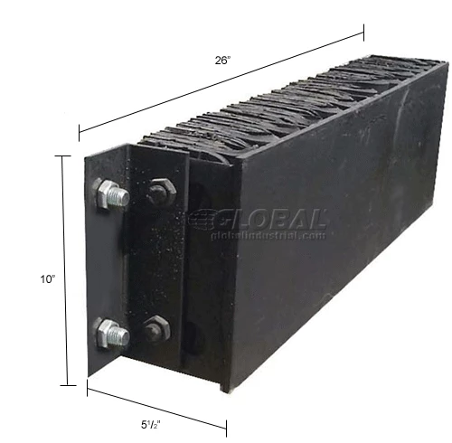 Durable Corporation Durable Dura-Soft Dock Bumper B5510-24-DS 26"W x 5-1/2"D x 10"H - Image 6