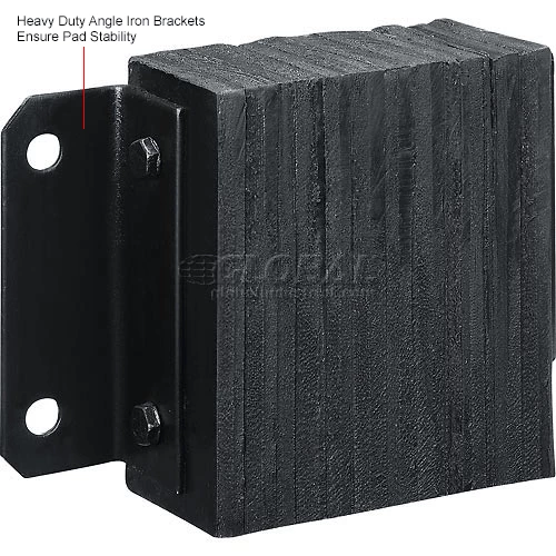 Global Industrial™ Dock Bumper 12"W x 4.5"D x 10"H - Image 4