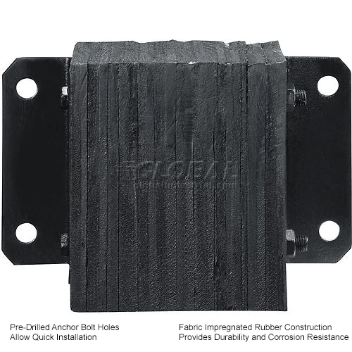 Global Industrial™ Dock Bumper 12"W x 4.5"D x 10"H - Image 5