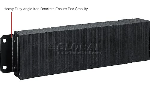 Global Industrial™ Dock Bumper 36"W x 4.5"D x 10"H - Image 4