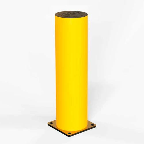 A-SAFE 29-1/2"H Flexible Bollard, Concrete Installation, Yellow, 006-004 - Image 3