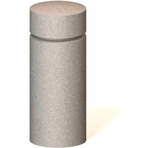 Petersen Manufacturing AL-1 Round Concrete Bollard, 12" Dia X 30" H, Type A Mount, Tan