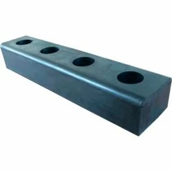 Global Industrial™ High-Impact Hardened Molded Dock Bumper - 20"L x 4.5"W x 3"H - Sold Each