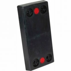 Vestil Molded Rubber Bumper B-1224-3 - 24"L x 12"W x 3"H