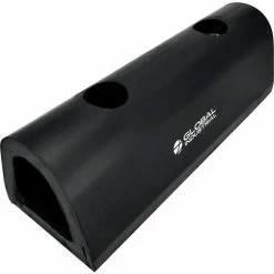 Global Industrial™ Extruded Rubber Fender Bumper, 12"L x 4-1/4"W x 4"H