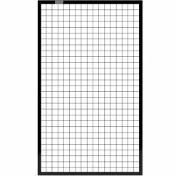 Global Industrial™ Machine Wire Guard Panel, 3'W, Black