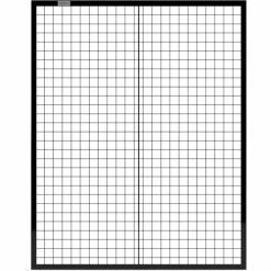 Global Industrial™ Machine Wire Guard Panel, 4'W, Black