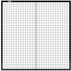 Global Industrial™ Machine Wire Guard Panel, 5'W, Black