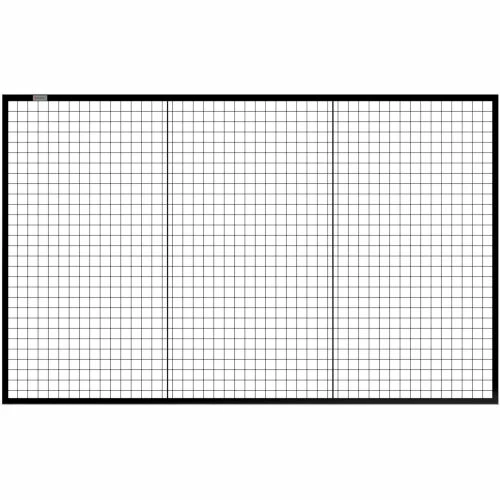 Global Industrial Machine Wire Guard Panel, 8'W, Black