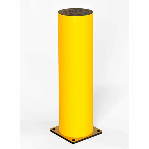 A-SAFE 29-1/2"H Flexible Bollard, Concrete Installation, Yellow, 006-004 - Image 2