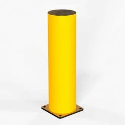 A-SAFE 29-1/2"H Flexible Bollard, Concrete Installation, Yellow, 006-004