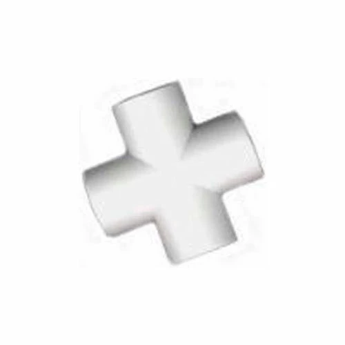 Circo Innovations Cross Fitting, 2"Dia., Furniture Grade Pvc, White - Pkg Qty 15