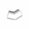 Circo Innovations 45 ° Fittings, 2"Dia., Furniture Grade Pvc, White - Pkg Qty 25