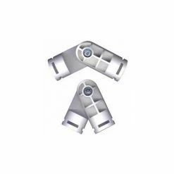 Circo Innovations Adjustable Joint Fitting, 1"Dia., Furniture Grade Pvc, White - Pkg Qty 10