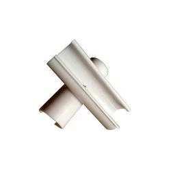 Circo Innovations Snap Cross Fitting, 4"L, 1-1/2"Dia., Furniture Grade ABS, White - Pkg Qty 25
