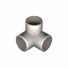 Circo Innovations 3 Way L Fittings, 1-1/2"Dia., Furniture Grade Pvc, White - Pkg Qty 15