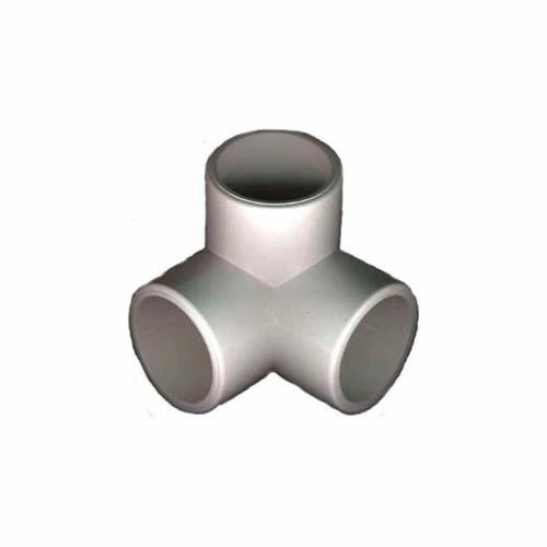 Circo Innovations 3 Way L Fittings, 2"Dia., Furniture Grade Pvc, White - Pkg Qty 15