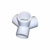 Circo Innovations Table Base Fittings, 1-1/4"Dia., Furniture Grade Pvc, White - Pkg Qty 15