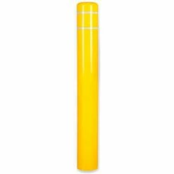 Post Guard® Bollard Cover 3501N, 8-7/8"Dia. X 72"H, Yellow W/No Tape