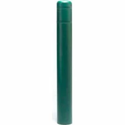 Post Guard® Bollard Cover, 7" Dia. x 52"H, Green W/ No Tape, 7X52GNNT
