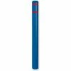 Post Guard® Bollard Cover 4.5"Dia. X 52" H, Blue/Red Tape