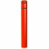 Post Guard® Bollard Cover 7"Dia. x 60" H, Red/Black Tape