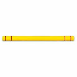 Encore Commercial Products Height Guard™ Clearance Bar, 7"D x 96"L, Yellow w/Red Tape, No Graphics, HTGRD796YRNG
