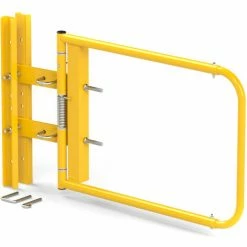 EGA Products EGA SCG-X-Y Universal Self Closing Swing Gate, Powder Coat, Yellow, 40"-48" Opening