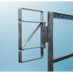FabEnCo Z Series Carbon Steel Galvanized Bolt-On Self-Closing Safety Gate, Fits Opening 30-33"