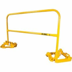 Guardian Fall Protection Guardian 15201, 10' L Rail With Multi-Directional Base Plate Kit, Rail + (1) Base Plate