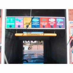 Ideal Shield® Poly Clearance Bar, Yellow, 5-1/4" Dia. x 78"L