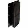 Ideal Warehouse Laminated Slide Effect® Dock Bumper, Left Side, 4-3/10"Wx10-1/2"Dx20"H, Black