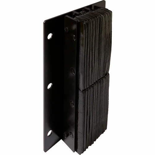 Ideal Warehouse Laminated Slide Effect® Dock Bumper, Left Side, 6-1/2"Wx10-1/2"Dx20"H, Black
