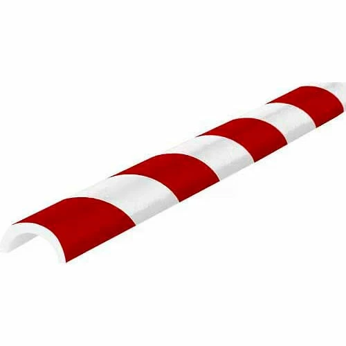 Knuffi Pipe Bumper Guard, Type R30, 196-3/4"L x 2"W x 1"H, Red & White, 60-6792-2 - Image 3