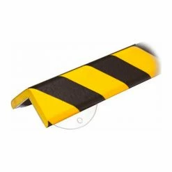 Knuffi® WPK-H+ Corner Wall Protection Kit, 1.64', Black/Yellow, 60-6862