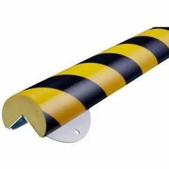 Knuffi® WPK-A+ Corner Wall Protection Kit, 3.28', Black/Yellow, 60-6865